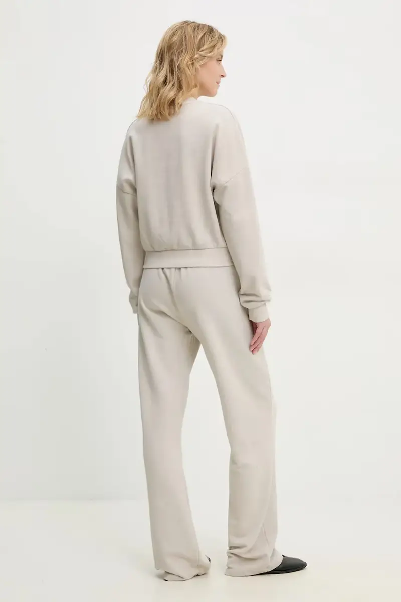 tuta da ginnastica donna colore beige miniatura 2