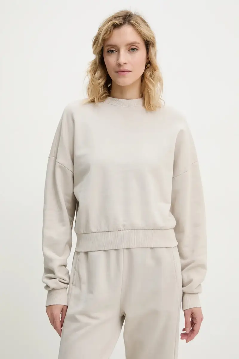 tuta da ginnastica donna colore beige miniatura 3