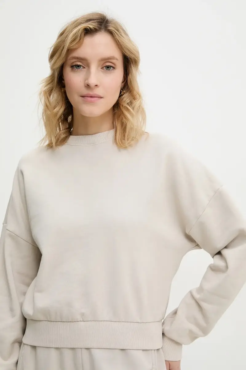 tuta da ginnastica donna colore beige miniatura 5