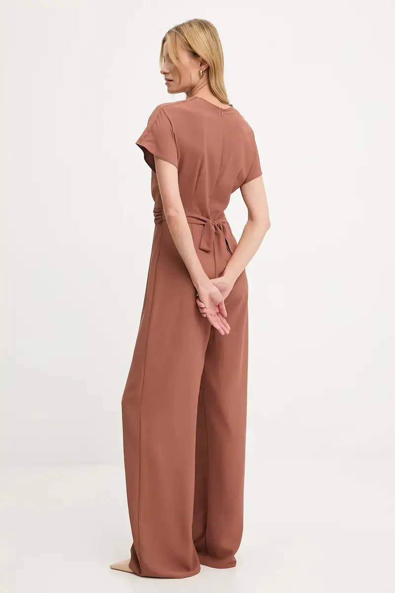 tuta elegante colore marrone miniatura 3