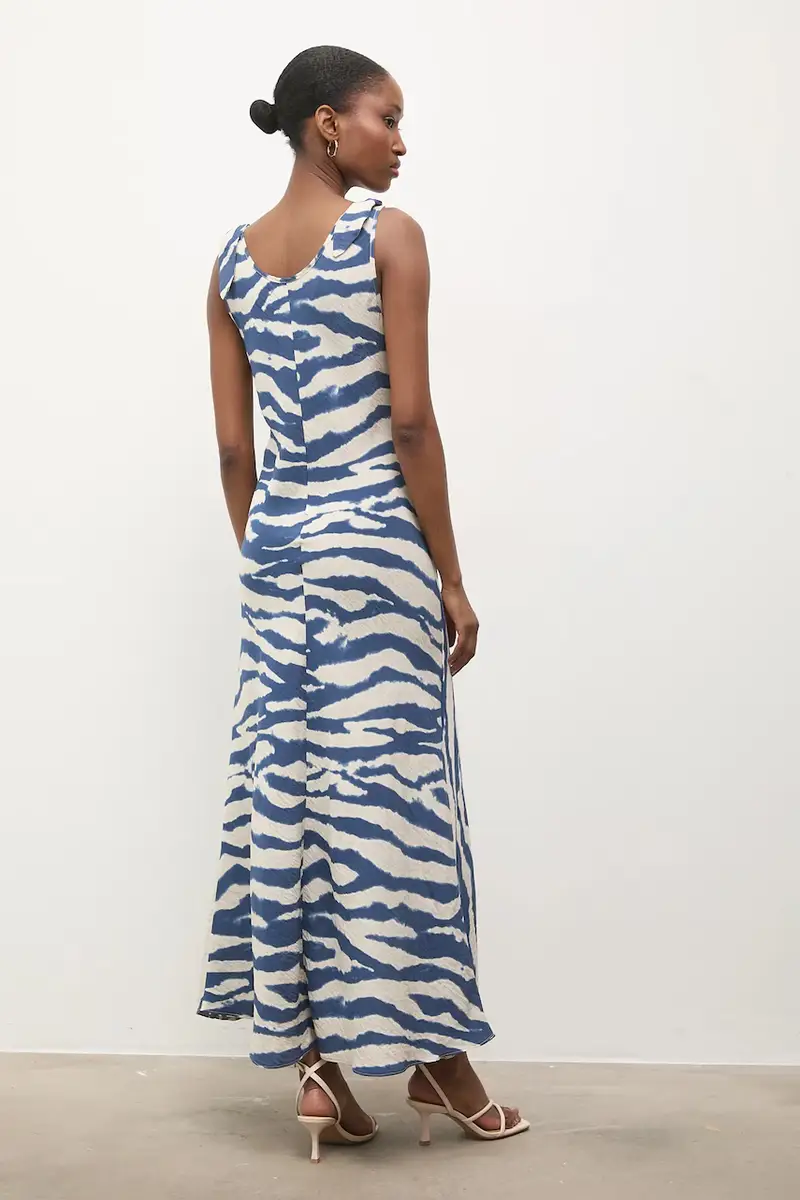 vestito Blu navy miniatura 3