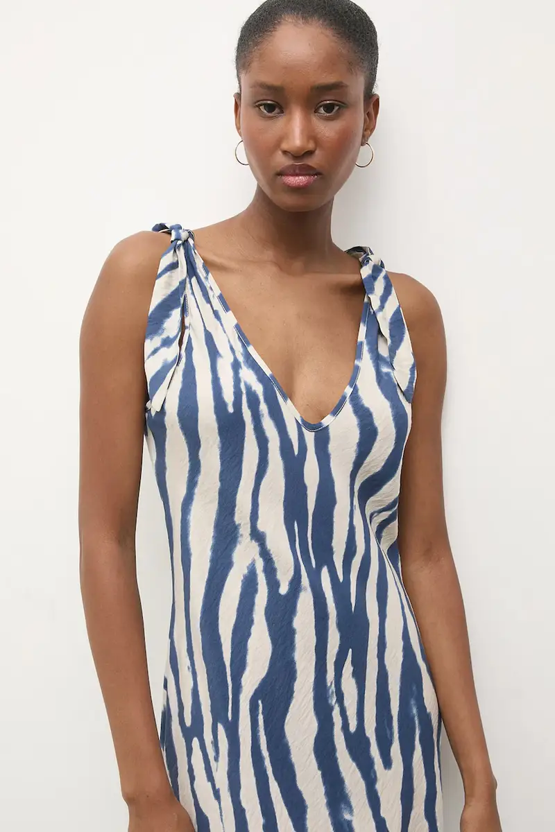 vestito Blu navy miniatura 4