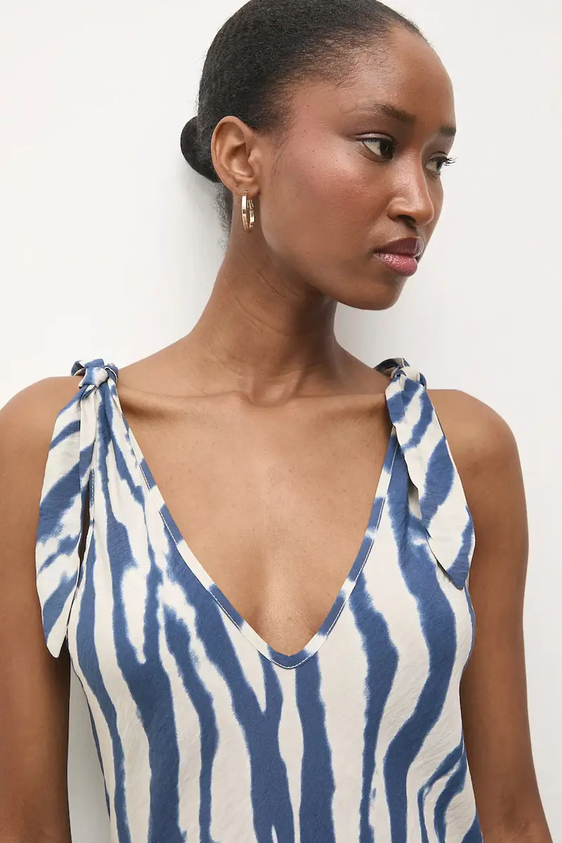 vestito Blu navy miniatura 5