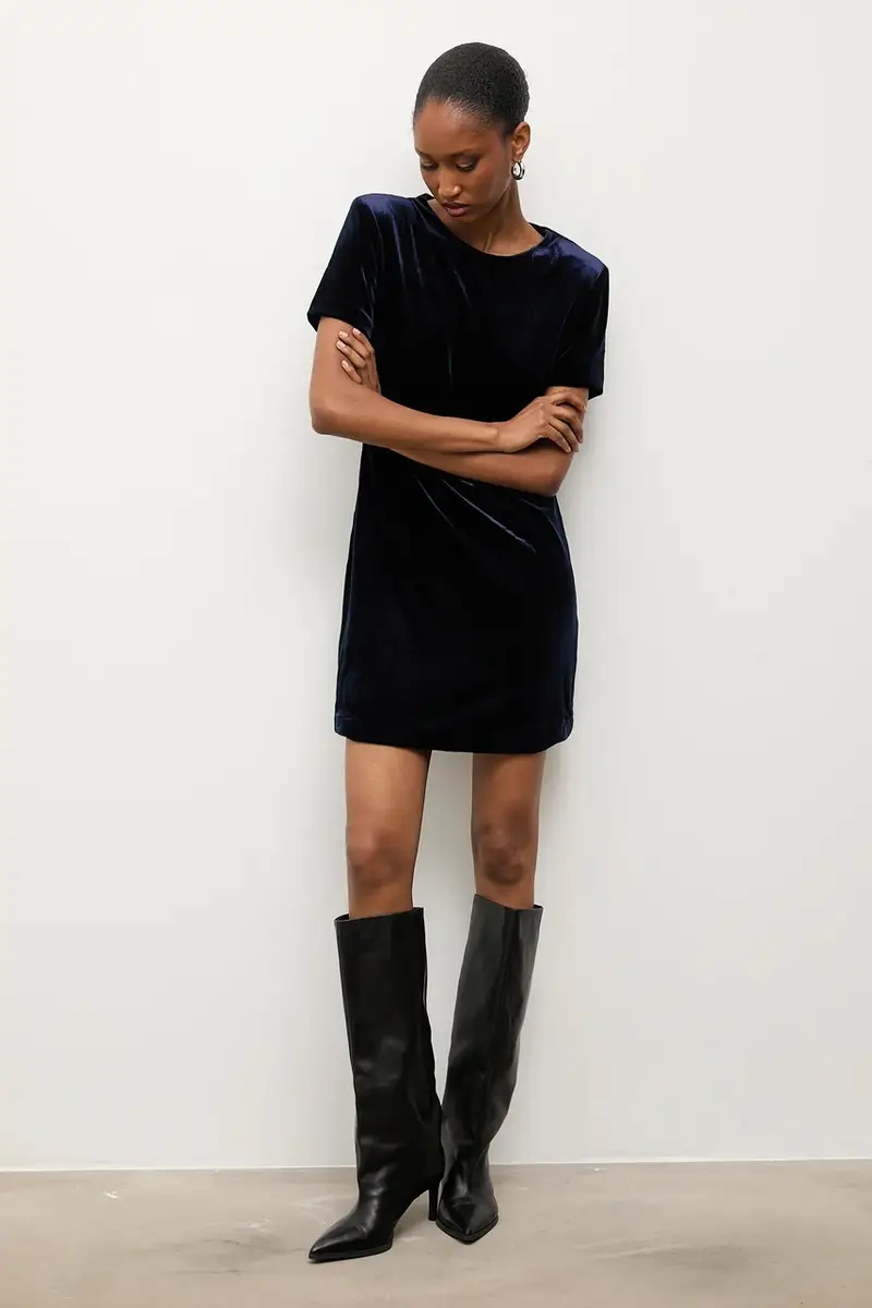 vestito Blu navy miniatura 2