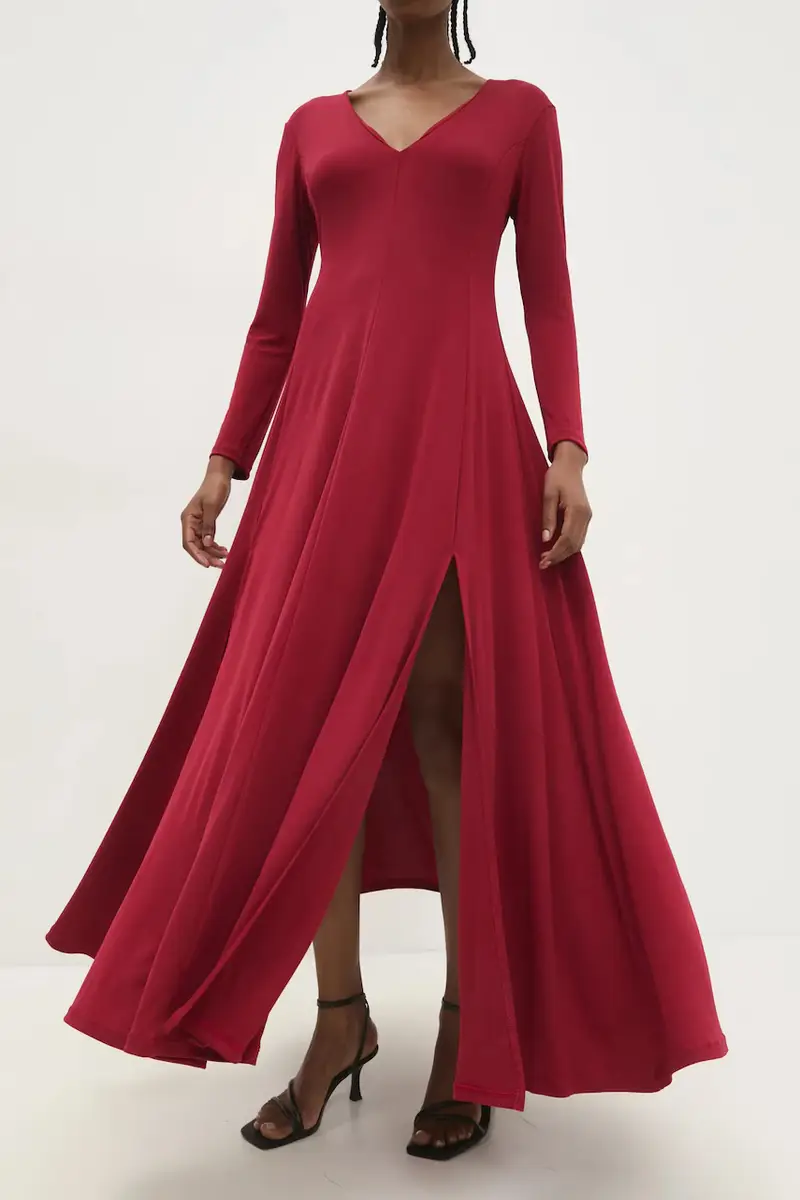 vestito colore arancione miniatura 2