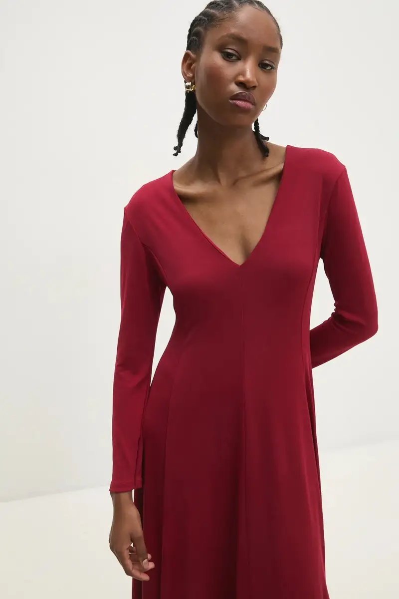 vestito colore arancione miniatura 4