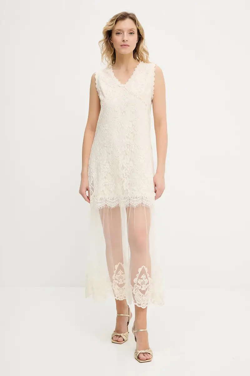 vestito colore beige miniatura 2