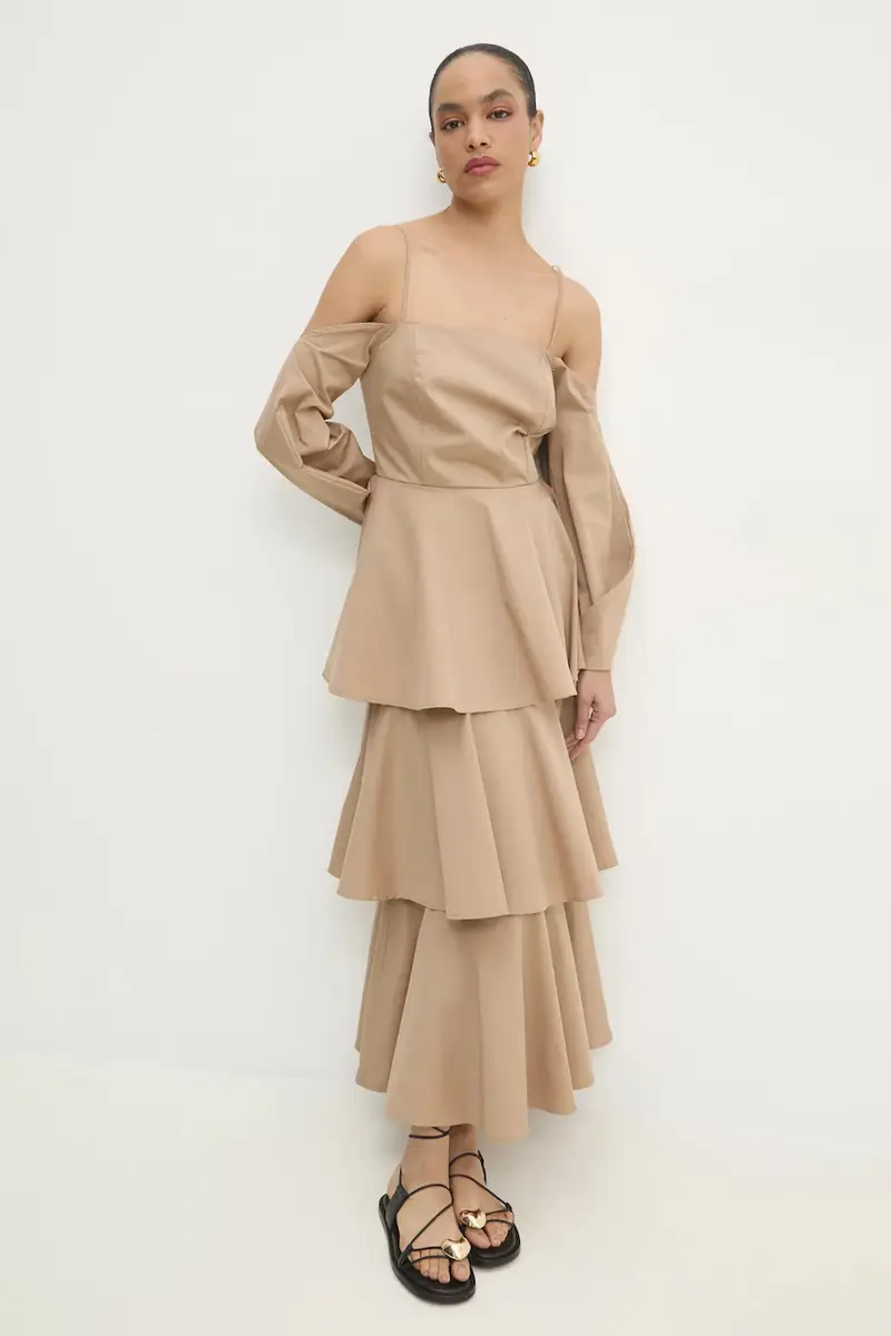 Answear Lab vestito colore beige miniatura 2