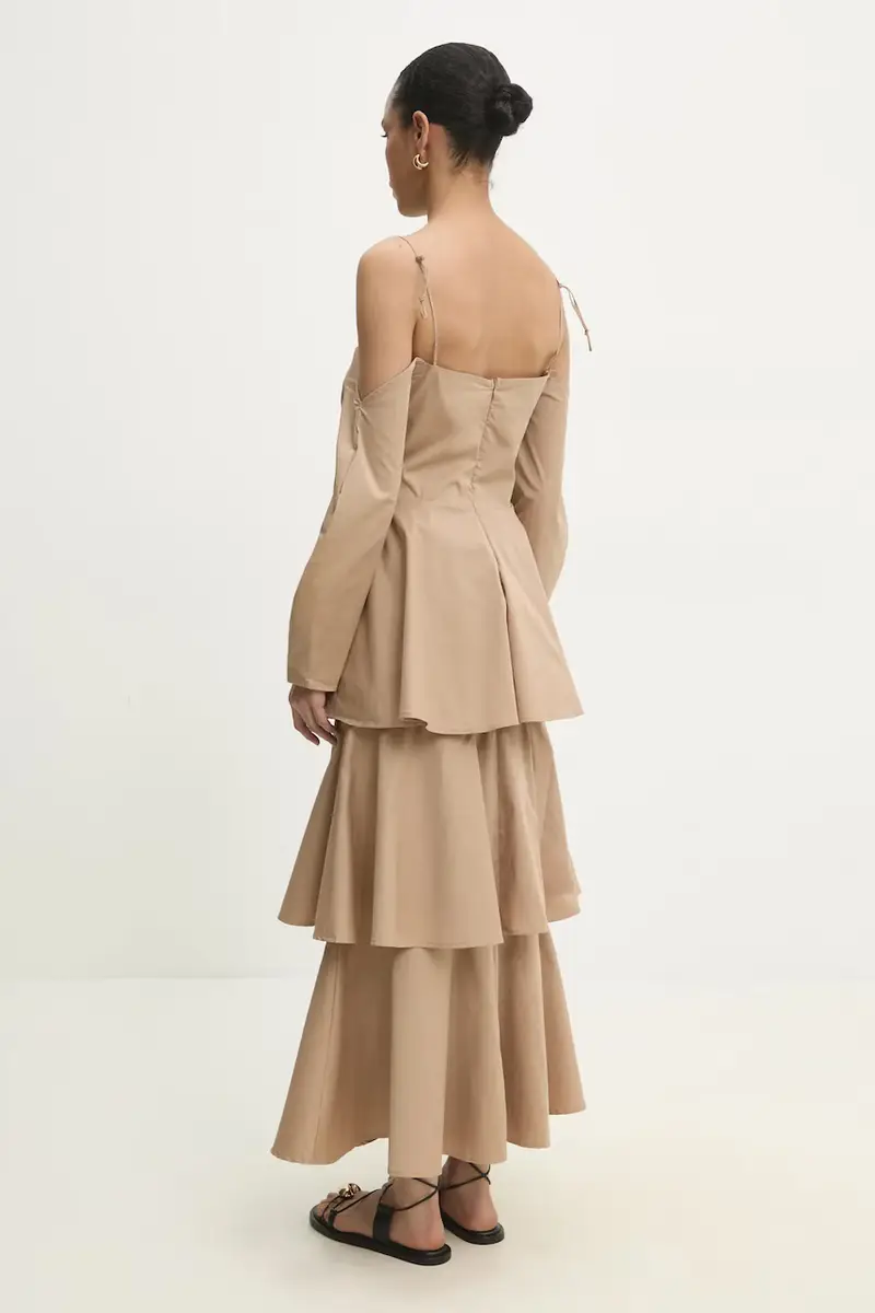 Answear Lab vestito colore beige miniatura 3