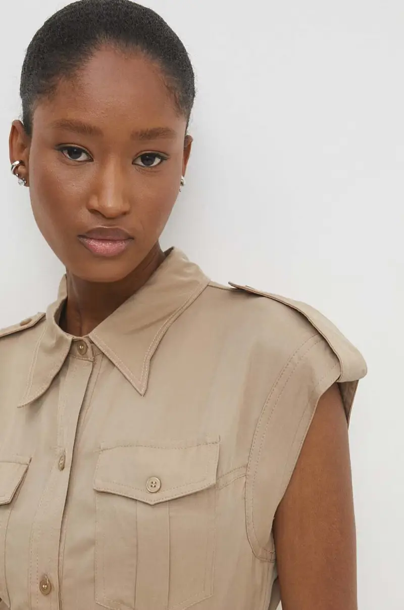 vestito colore beige miniatura 4