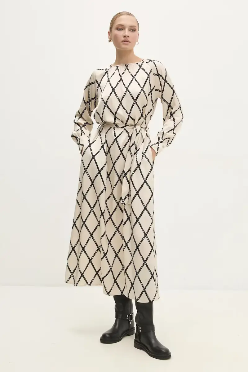 vestito colore beige miniatura 2