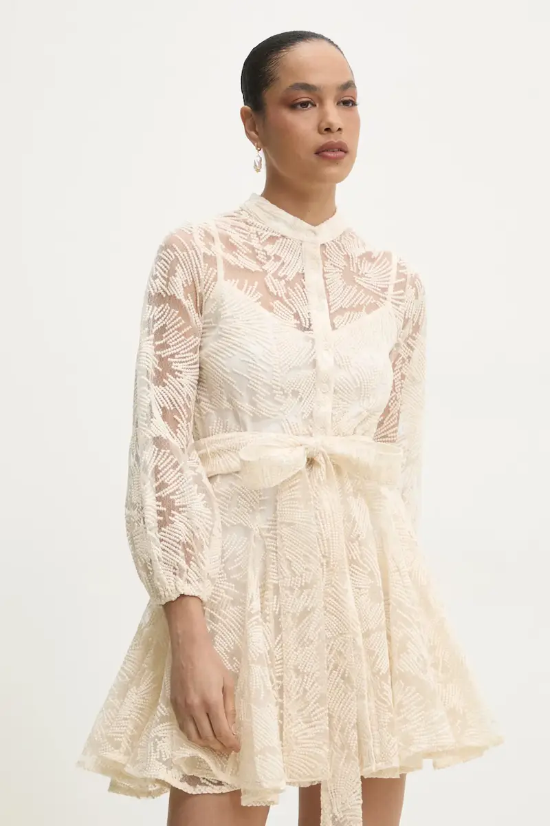 vestito colore beige miniatura 2