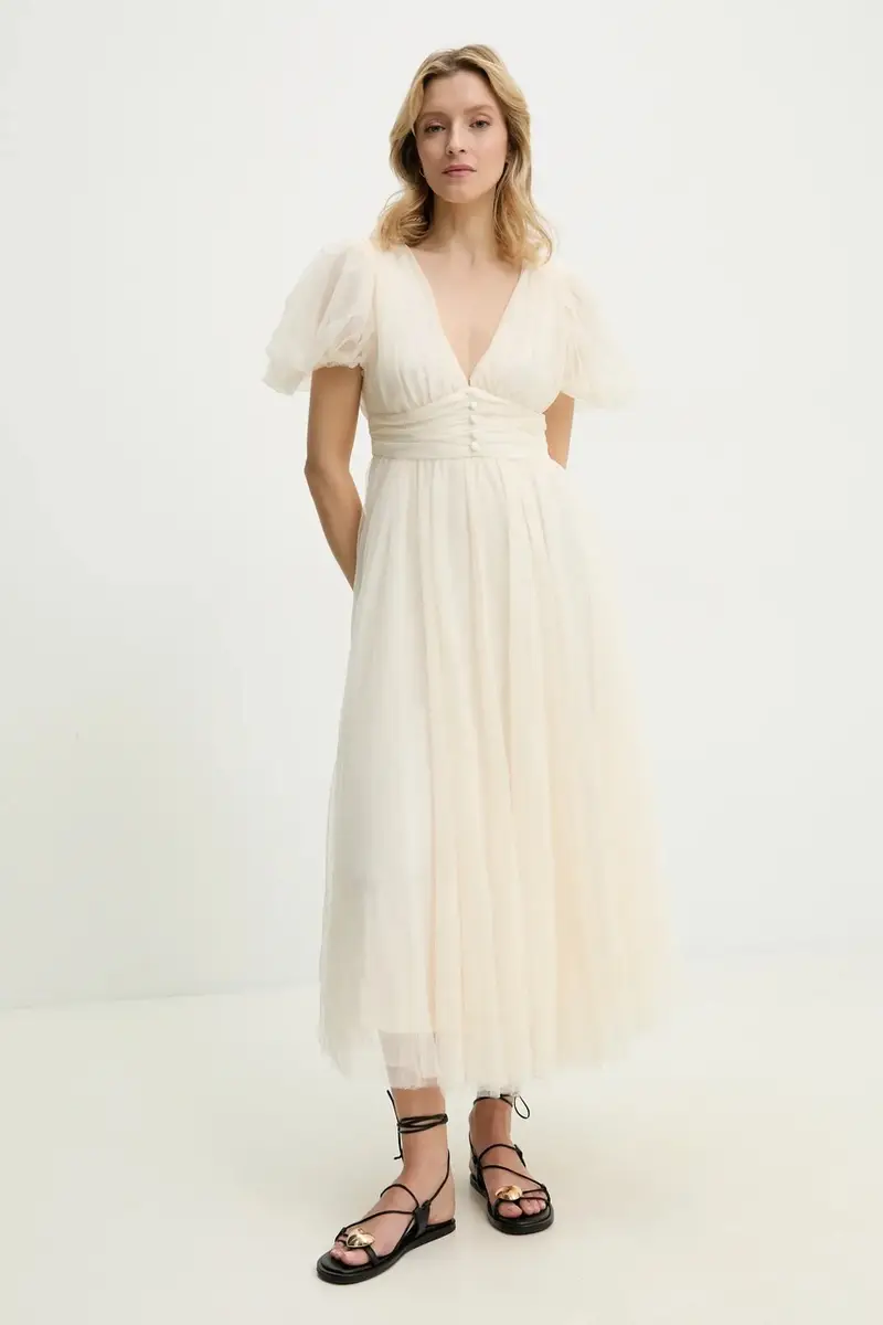 vestito colore beige miniatura 2