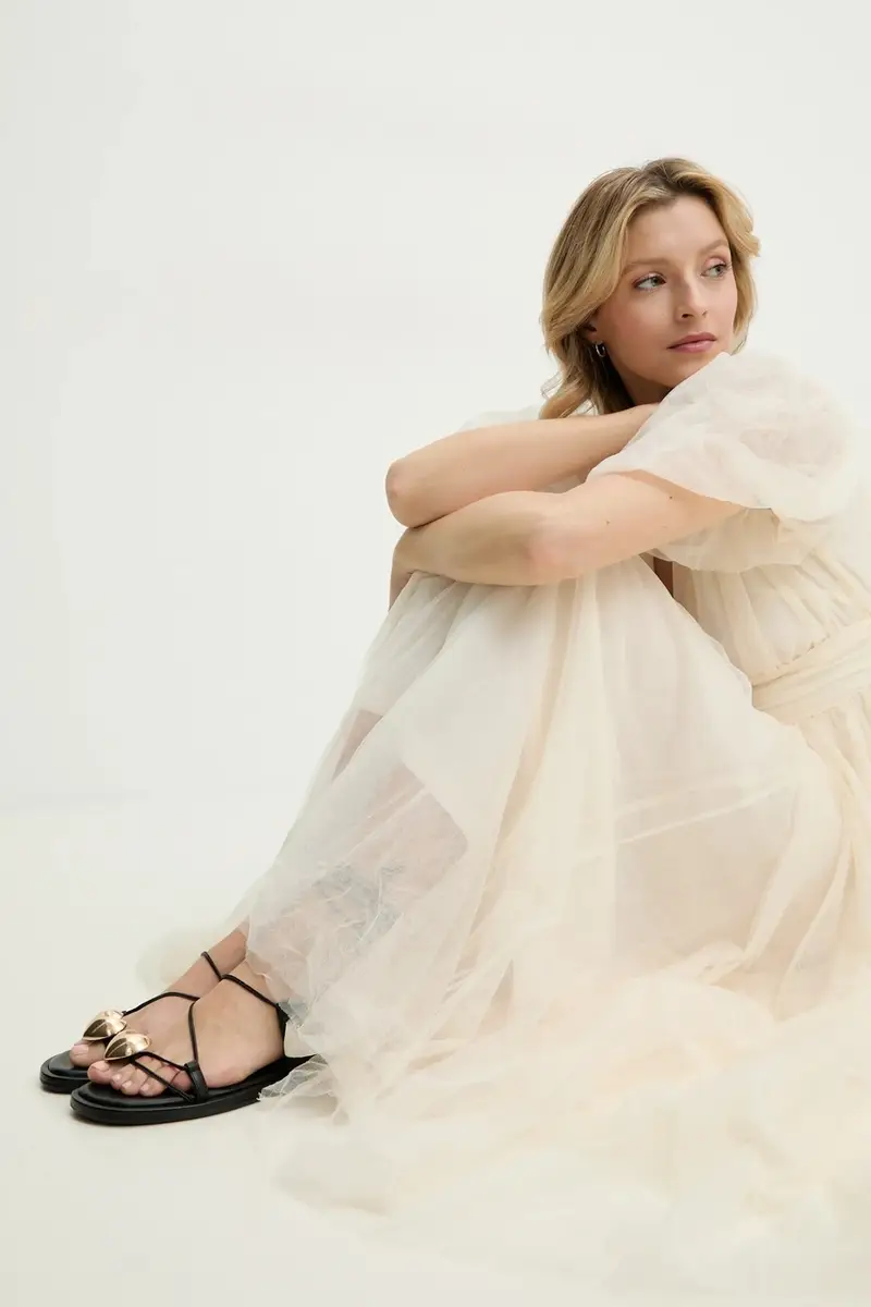 vestito colore beige miniatura 4