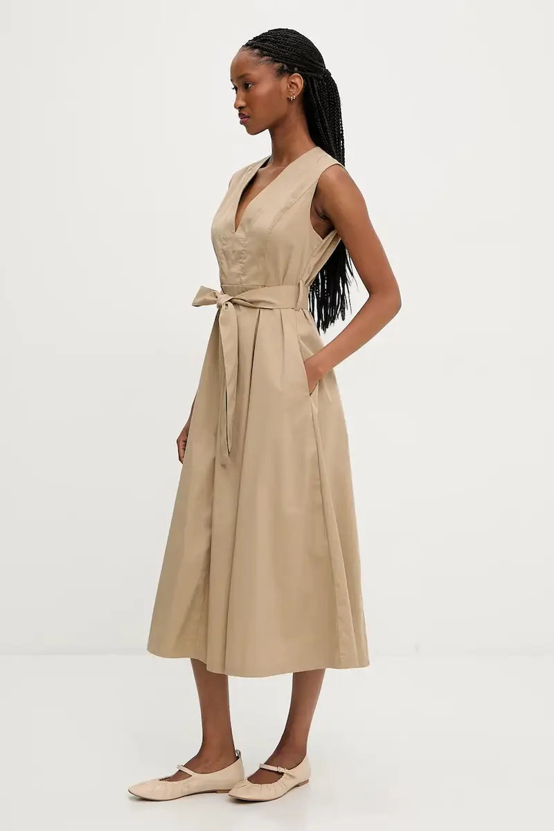 vestito colore beige miniatura 2