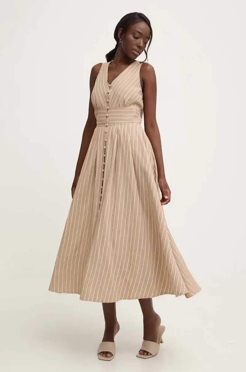 vestito colore beige miniatura 2