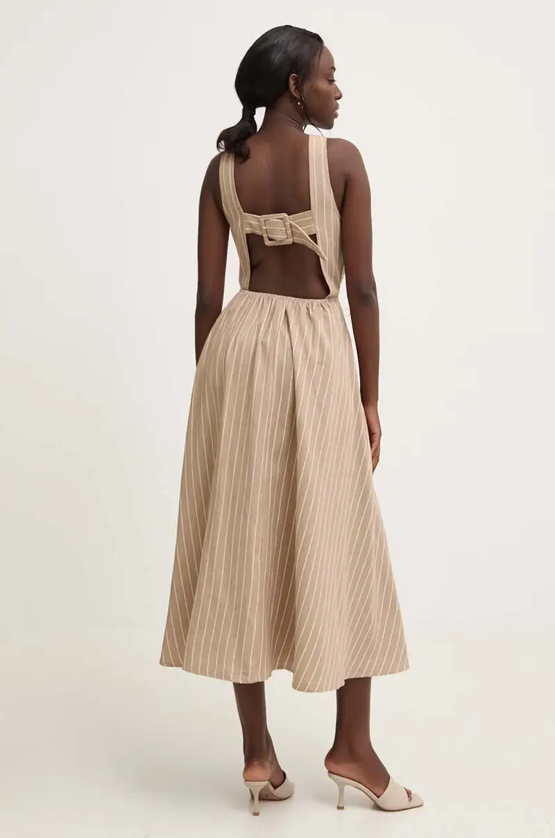 vestito colore beige miniatura 3