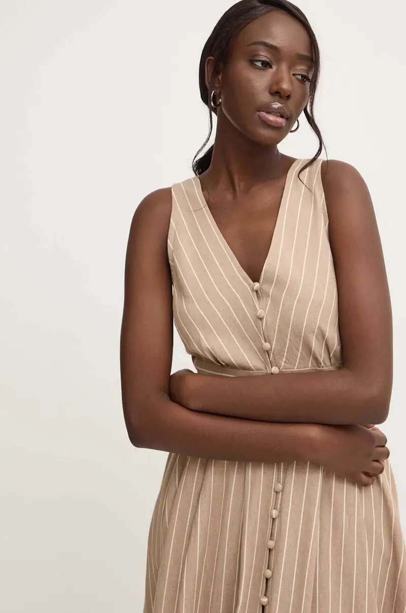 vestito colore beige miniatura 4