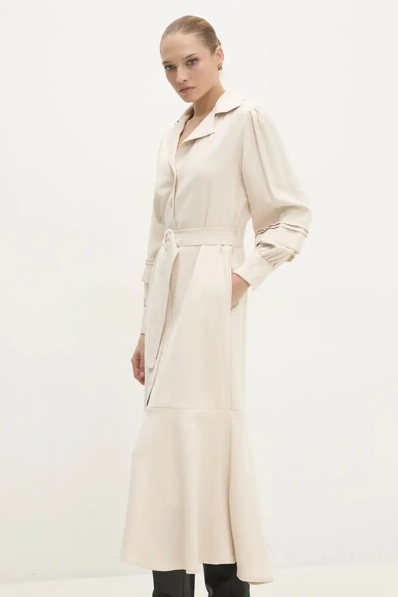 vestito colore beige miniatura 2