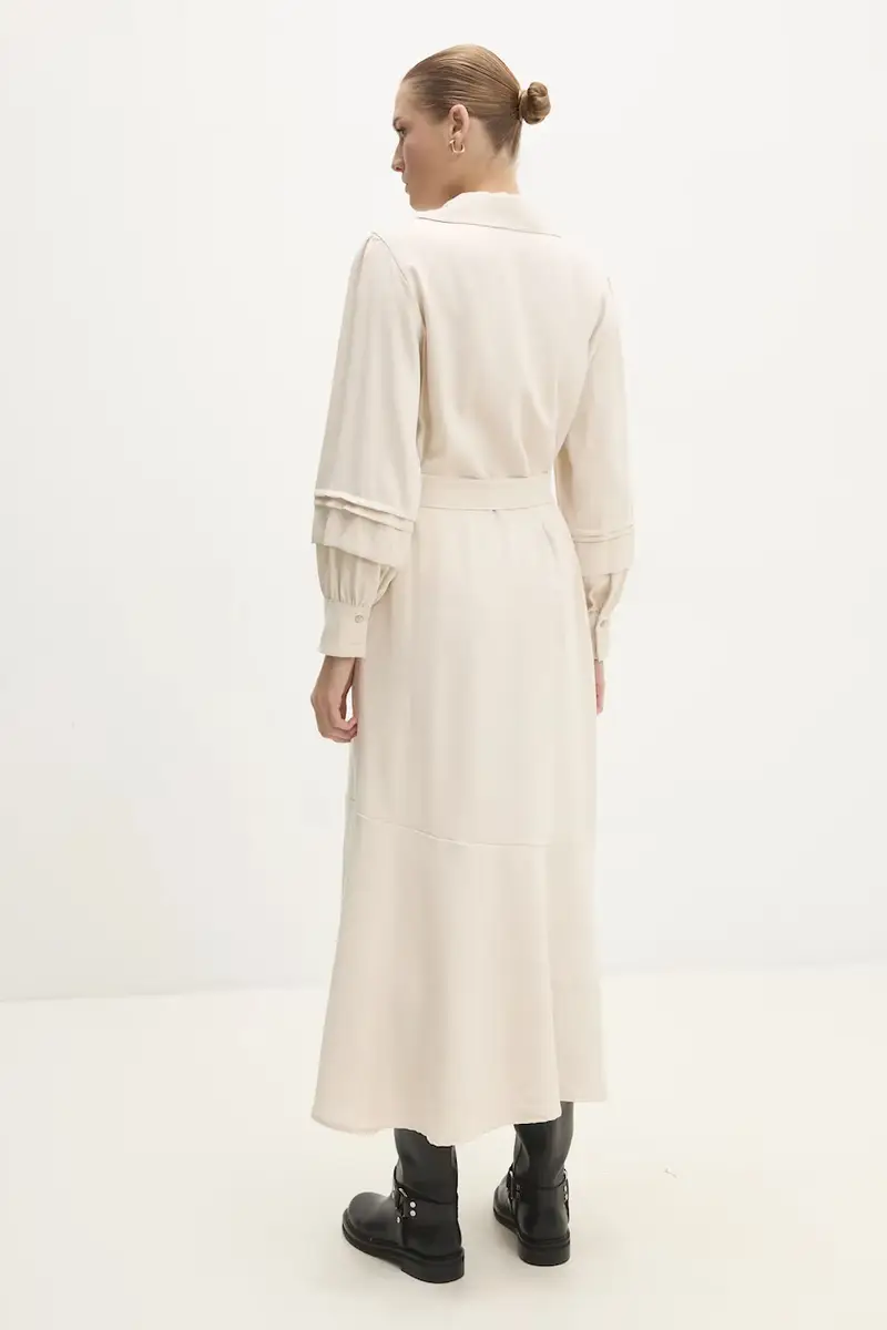 vestito colore beige miniatura 3