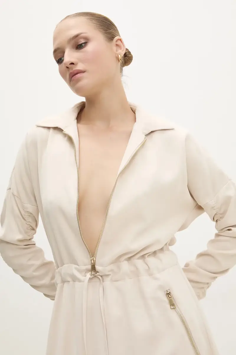 vestito colore beige miniatura 2