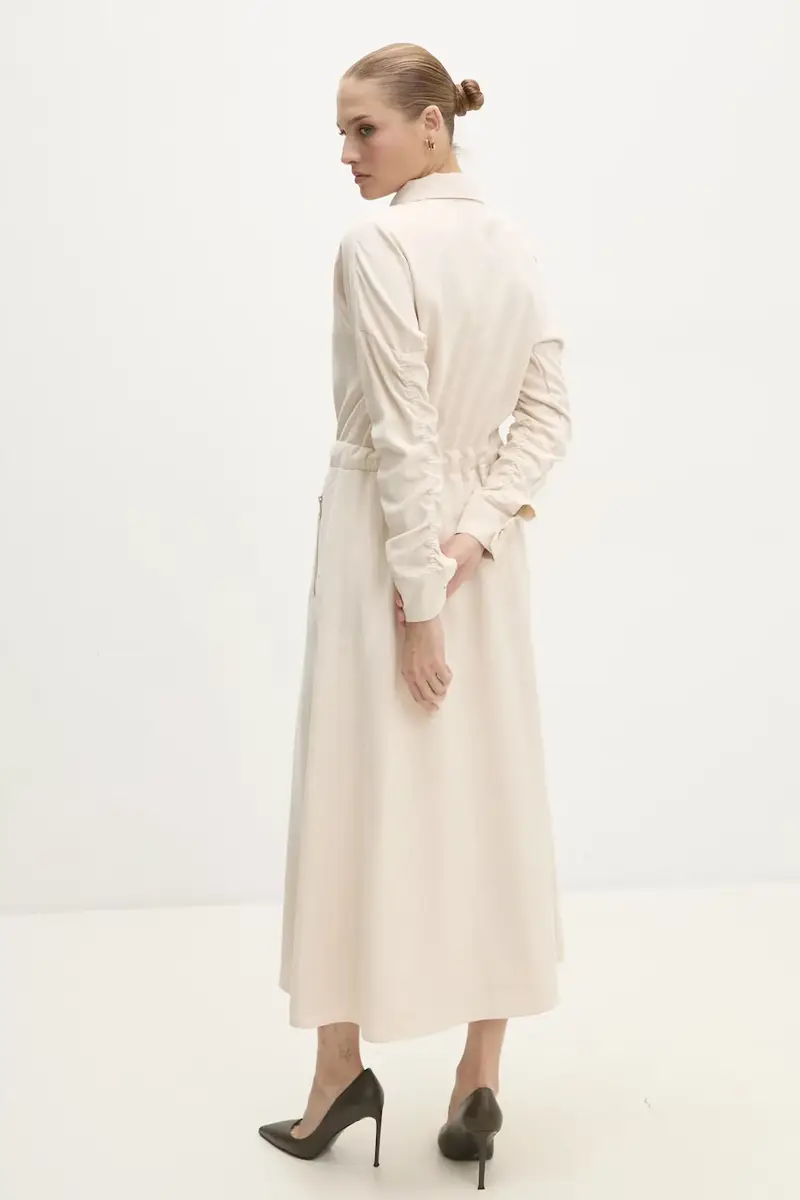 vestito colore beige miniatura 3