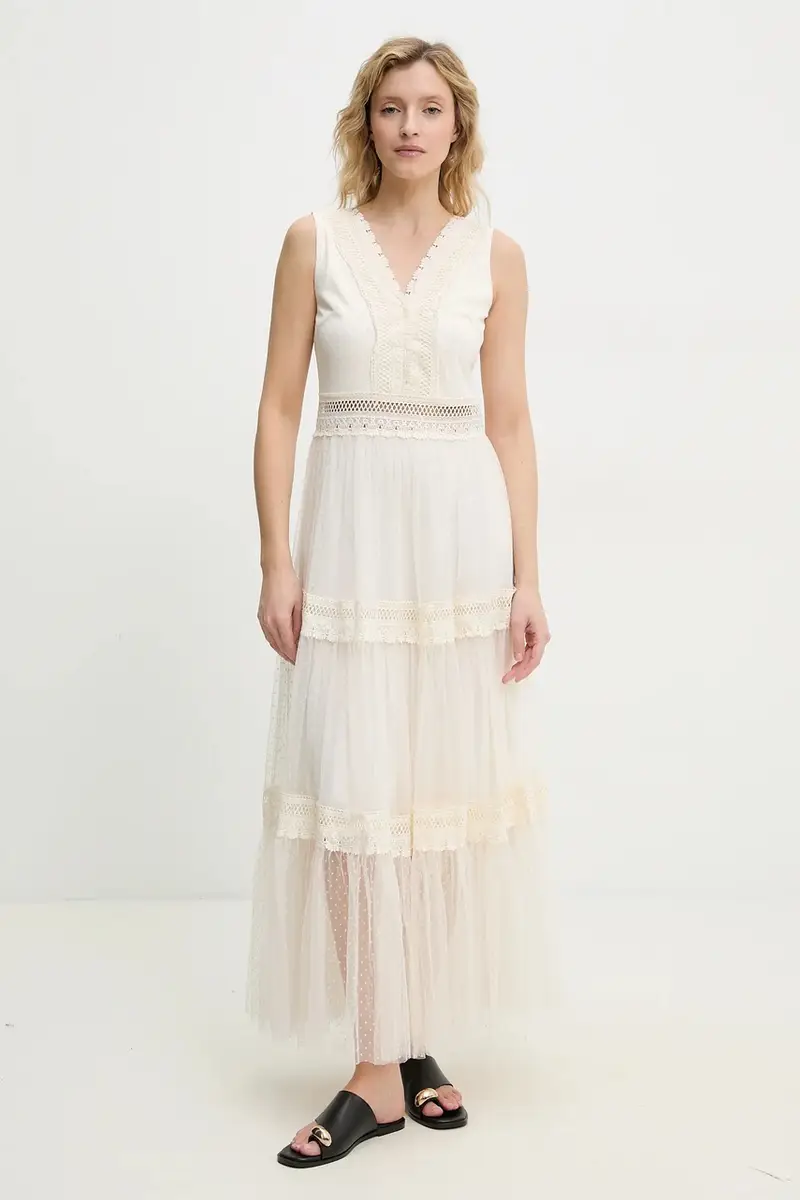 vestito colore beige miniatura 2