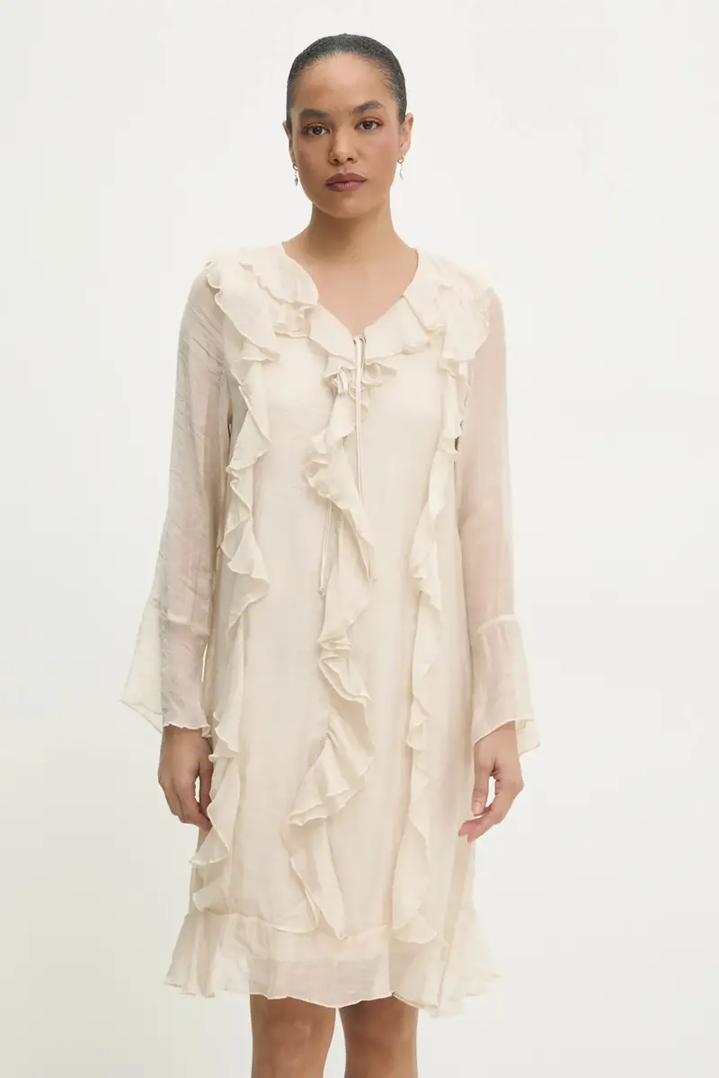 Answear Lab vestito colore beige miniatura 4