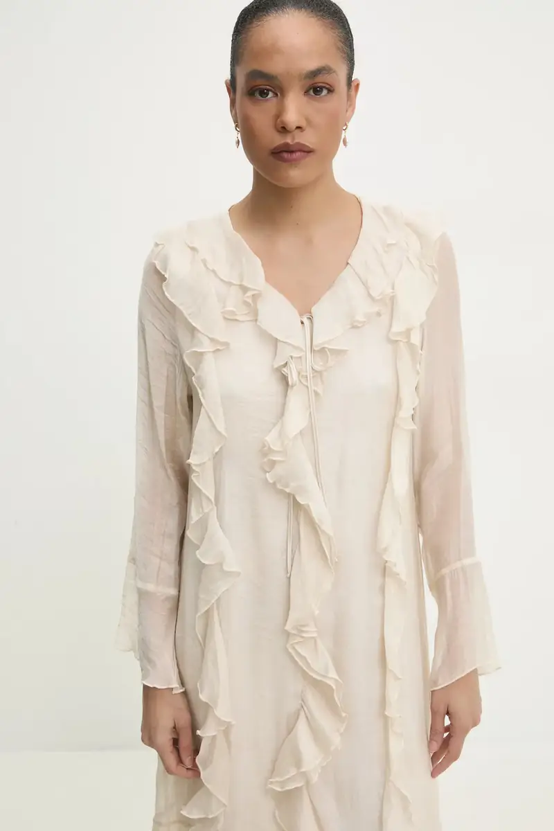 Answear Lab vestito colore beige miniatura 5