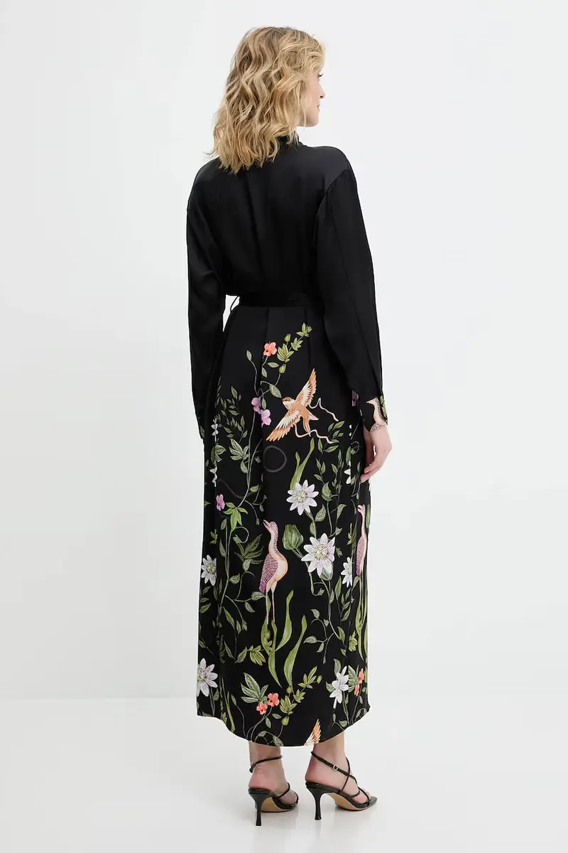 vestito colore beige Nero miniatura 3