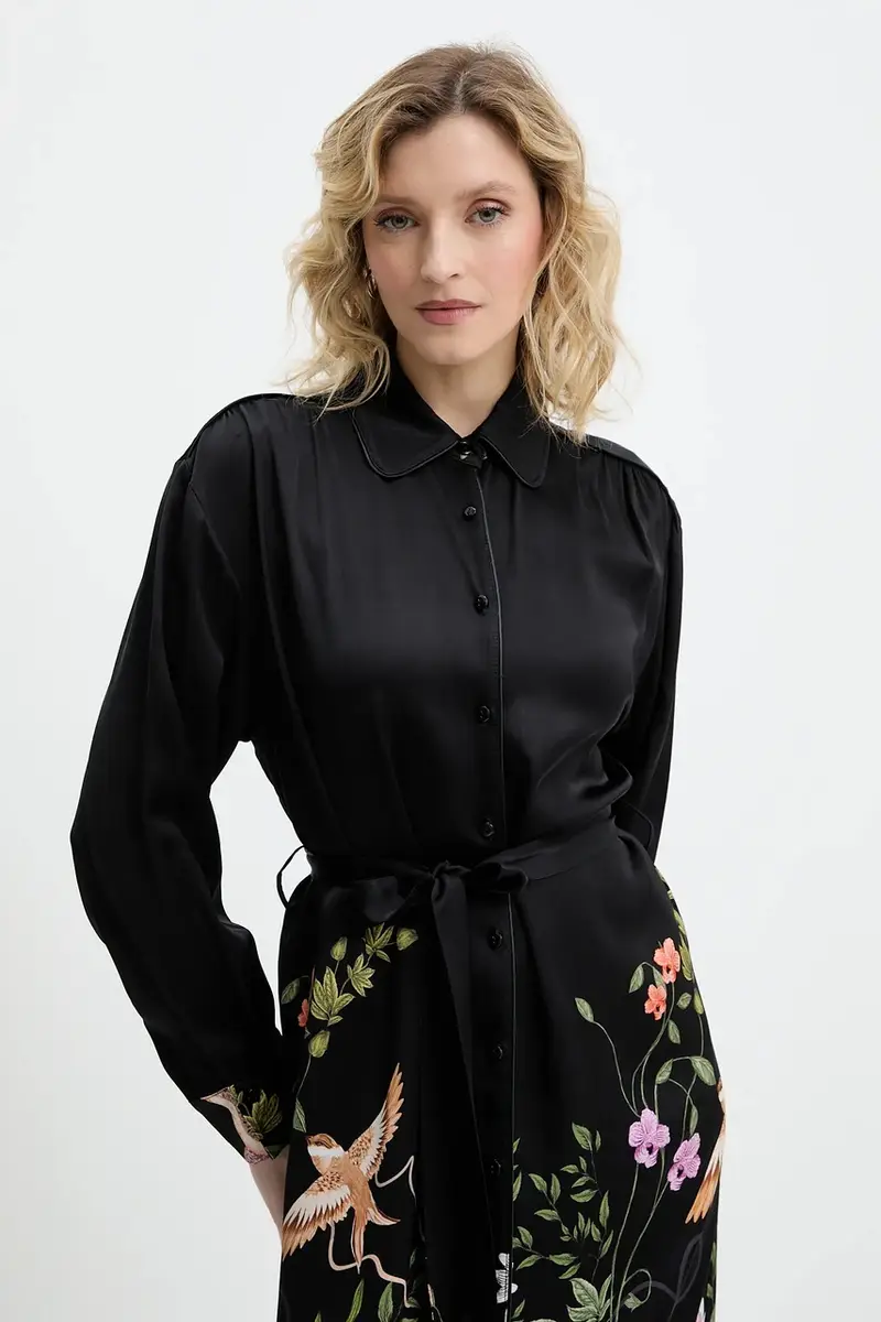 vestito colore beige Nero miniatura 4