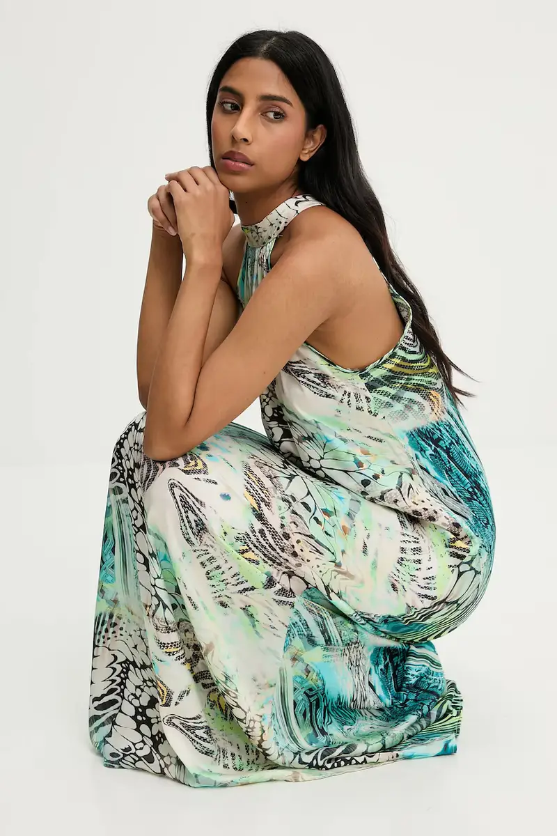 vestito colore blu miniatura 4