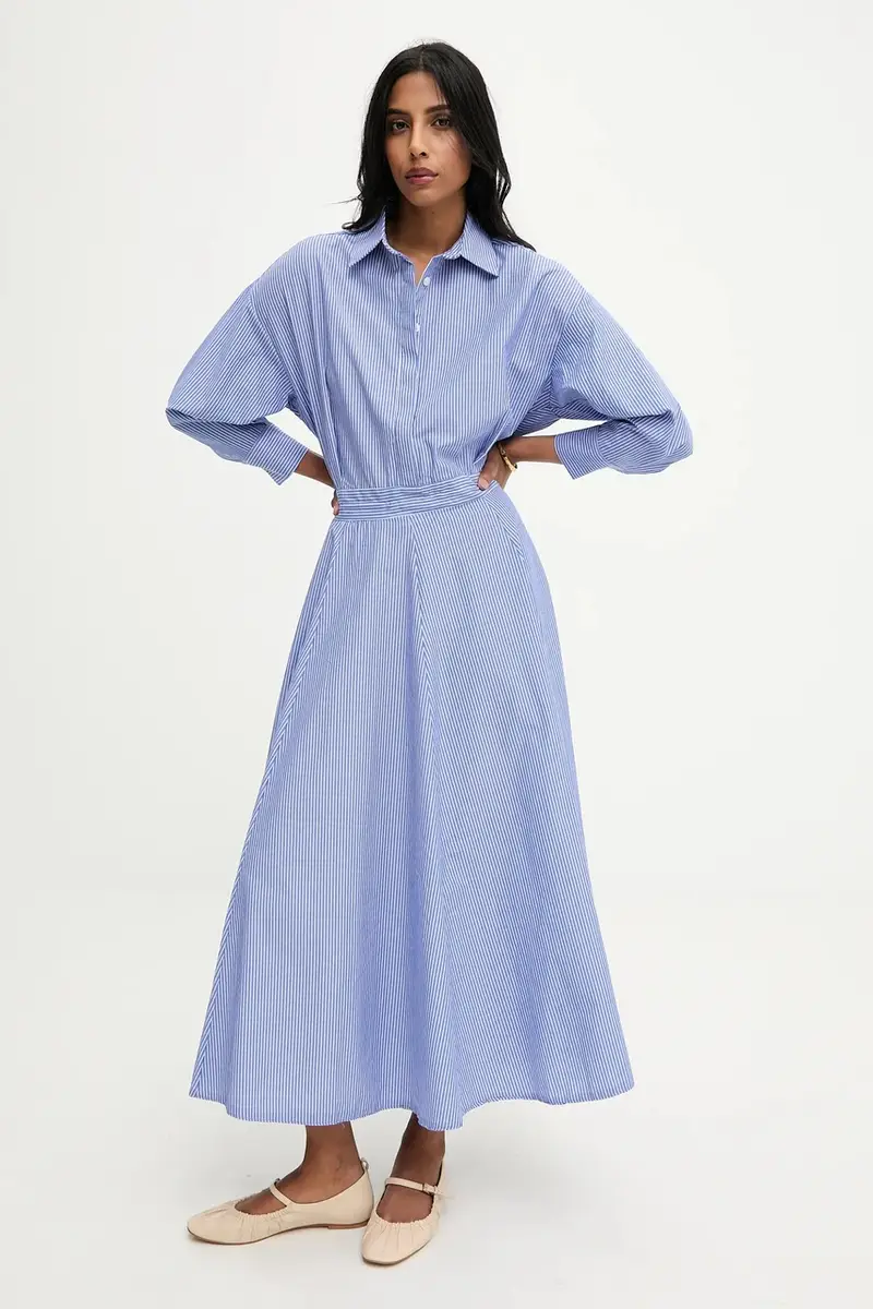 vestito colore blu miniatura 4