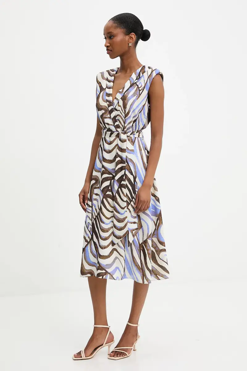 vestito colore blu miniatura 2