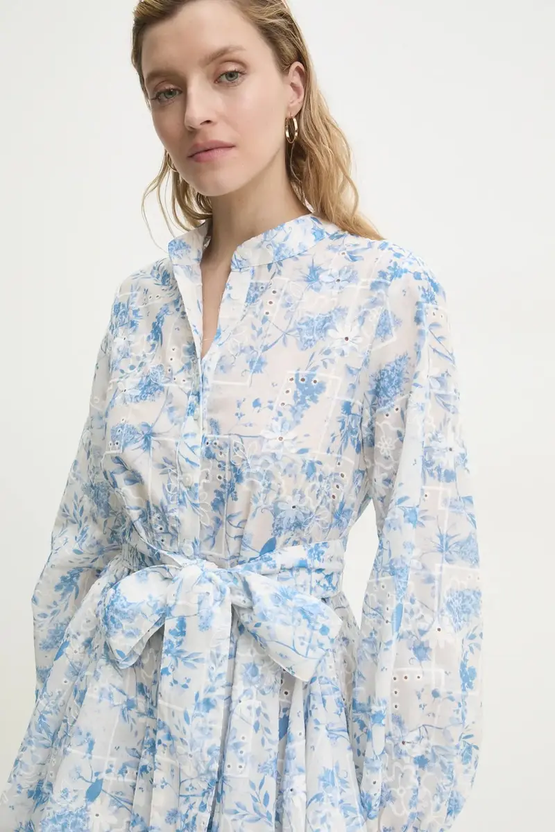 vestito colore blu miniatura 4