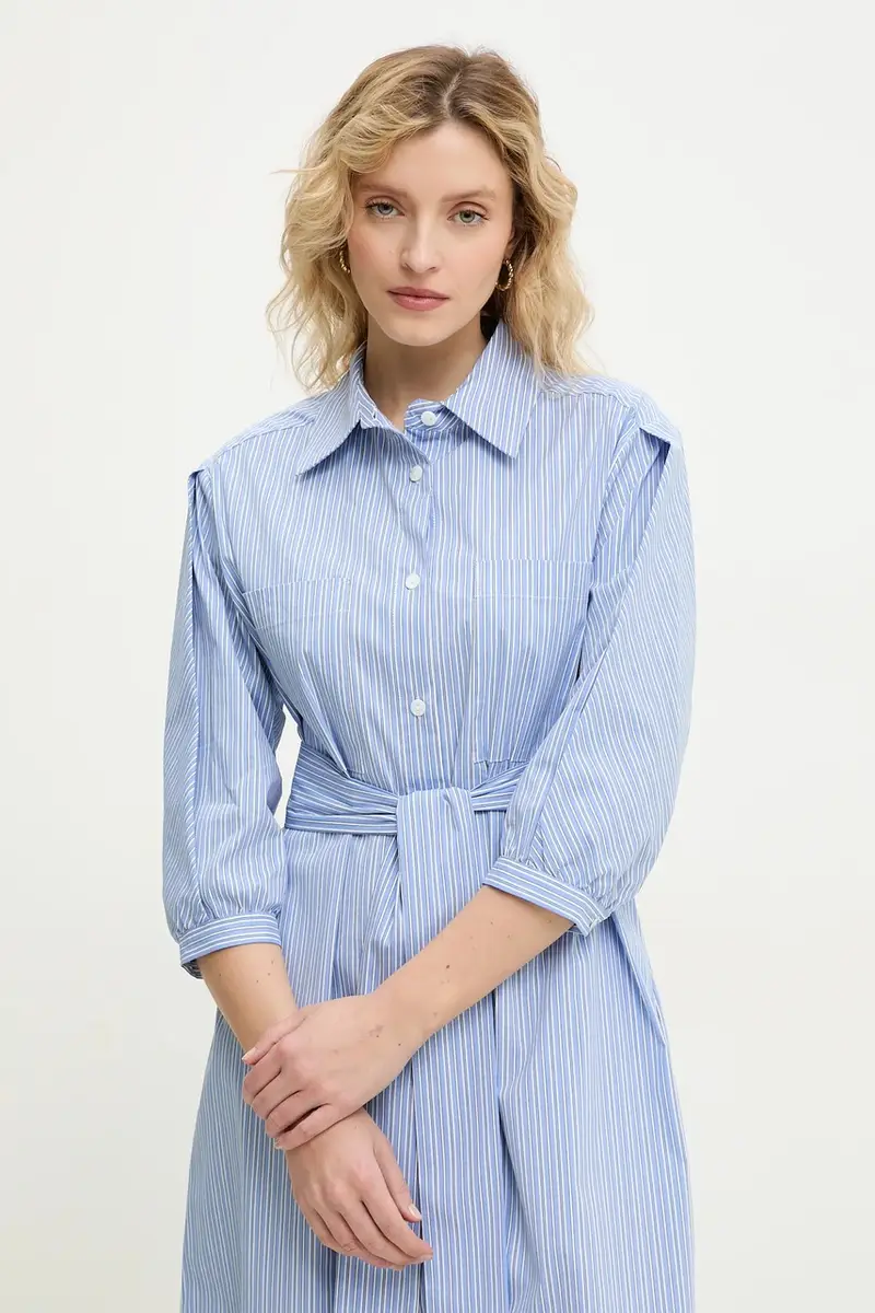 vestito colore blu miniatura 4