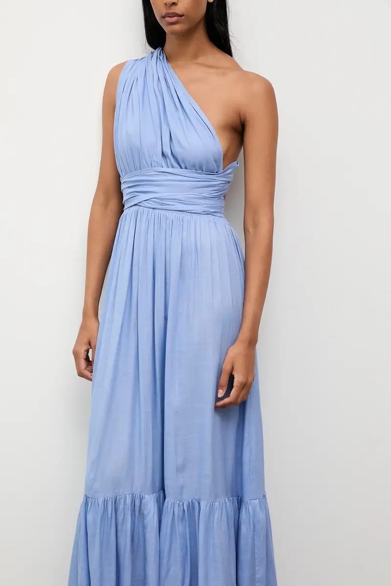 vestito colore blu miniatura 4