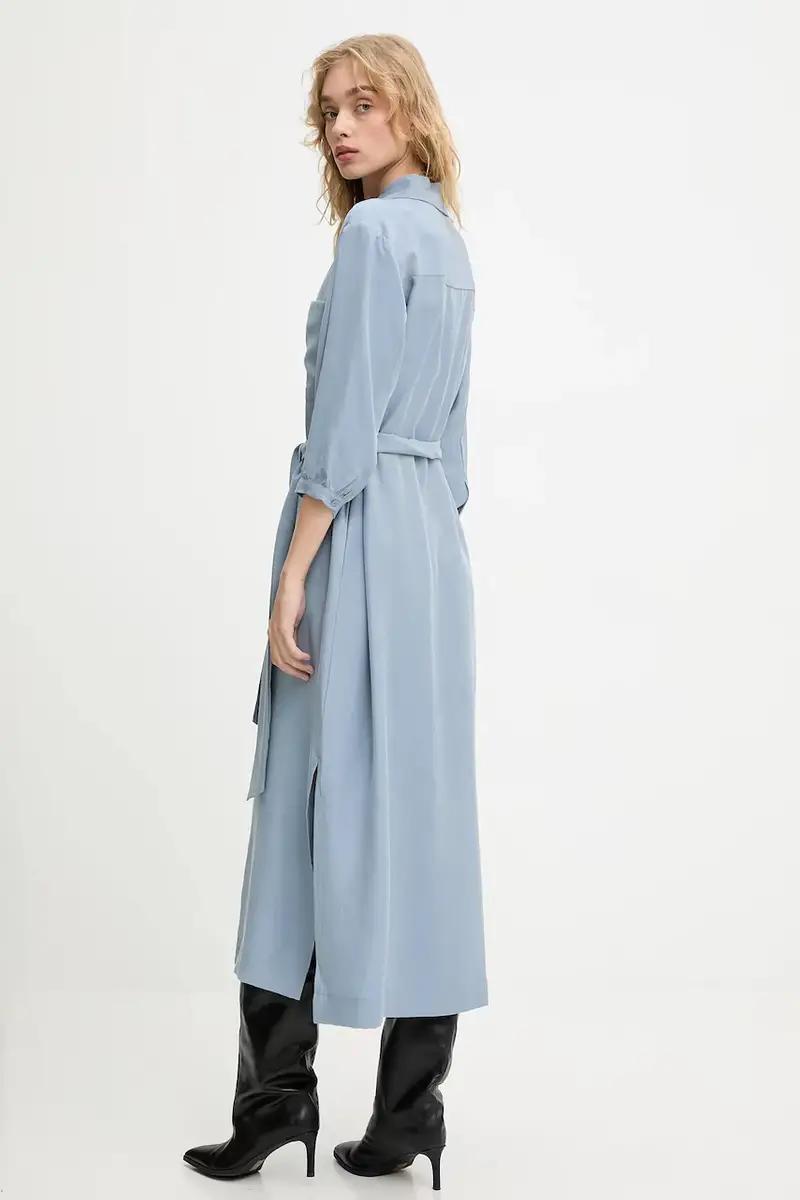 vestito colore blu miniatura 3