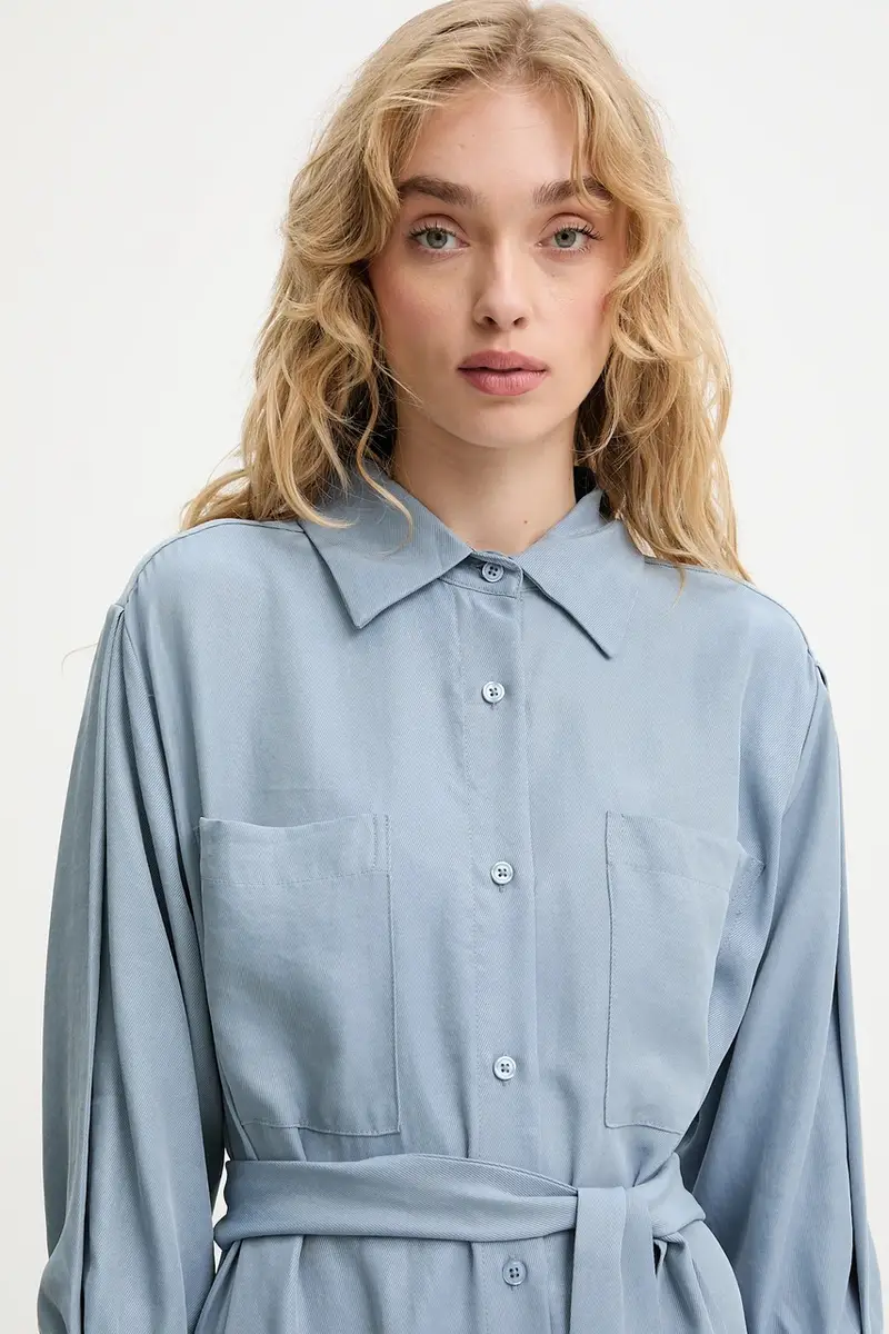 vestito colore blu miniatura 4