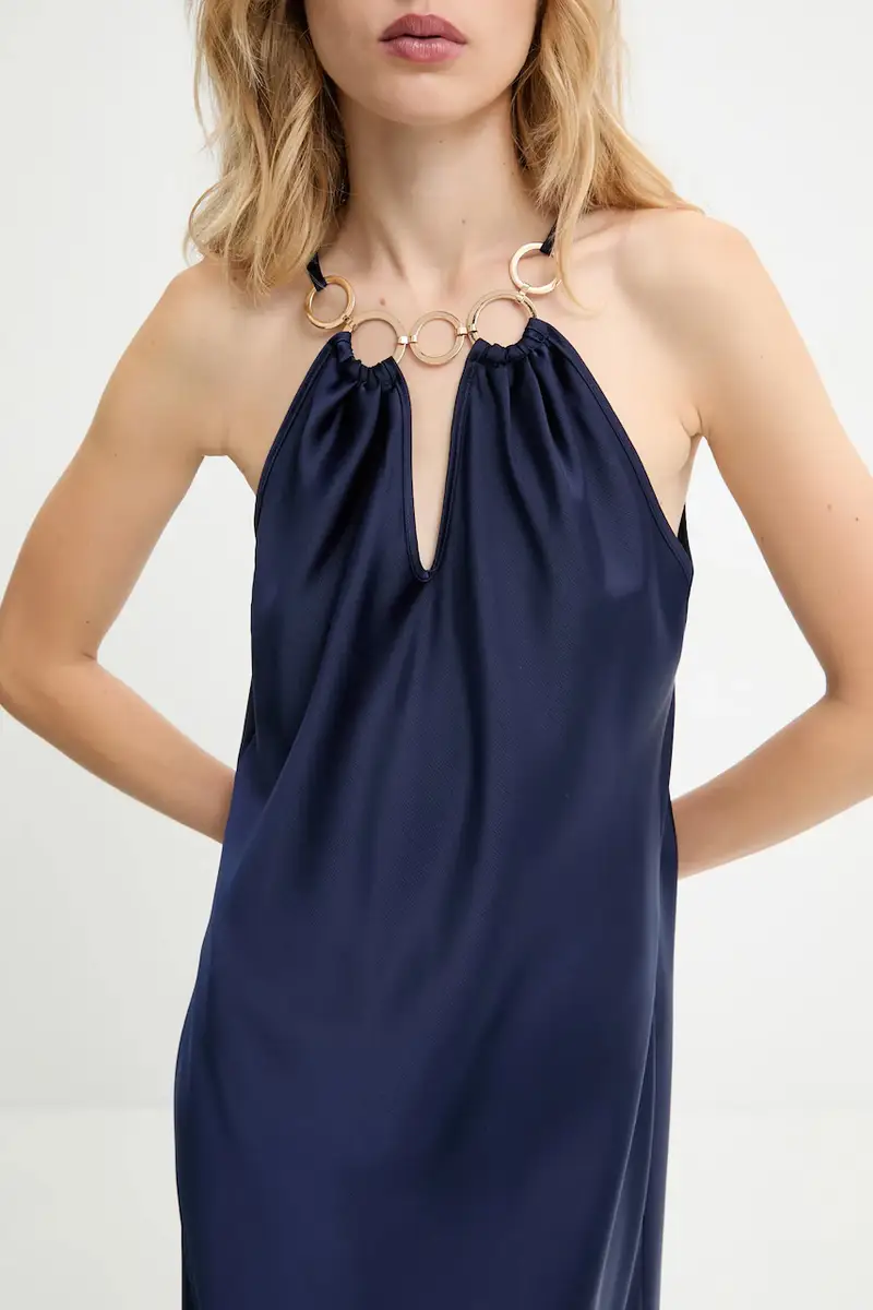 vestito colore blu navy miniatura 4