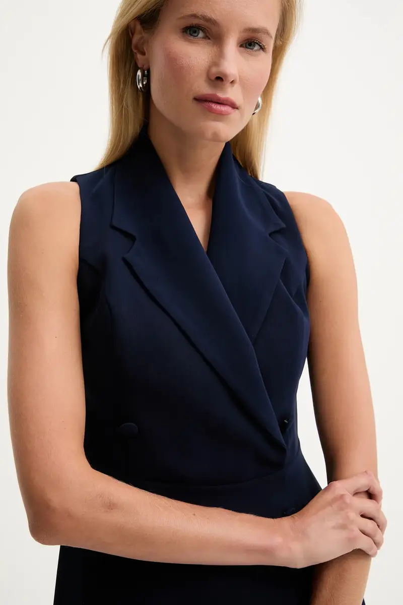 vestito colore blu navy miniatura 4