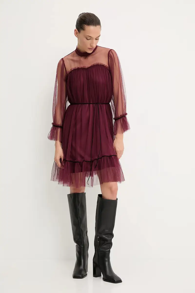 vestito colore granata miniatura 2