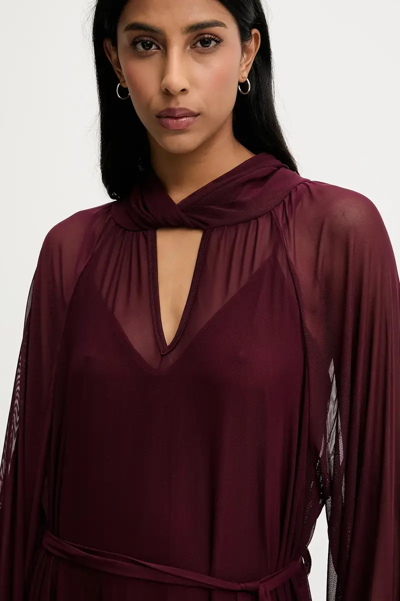 vestito colore granata miniatura 4