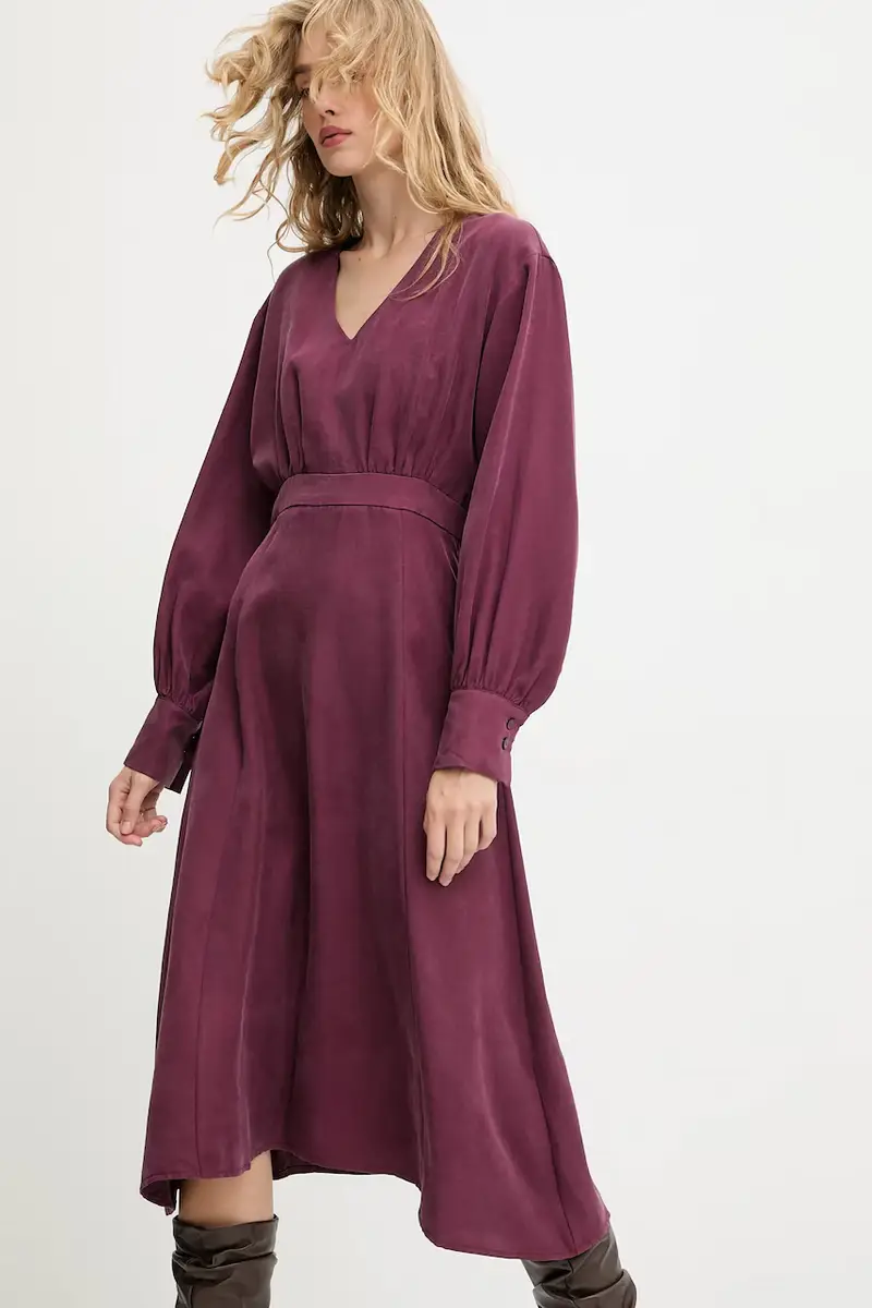 vestito colore granata miniatura 3