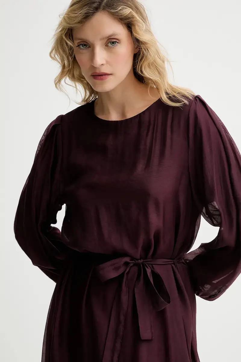 vestito colore granata miniatura 4