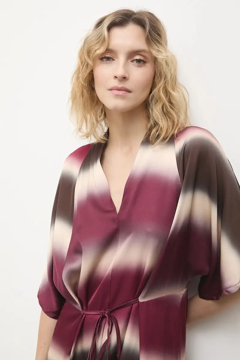 vestito colore granata miniatura 4