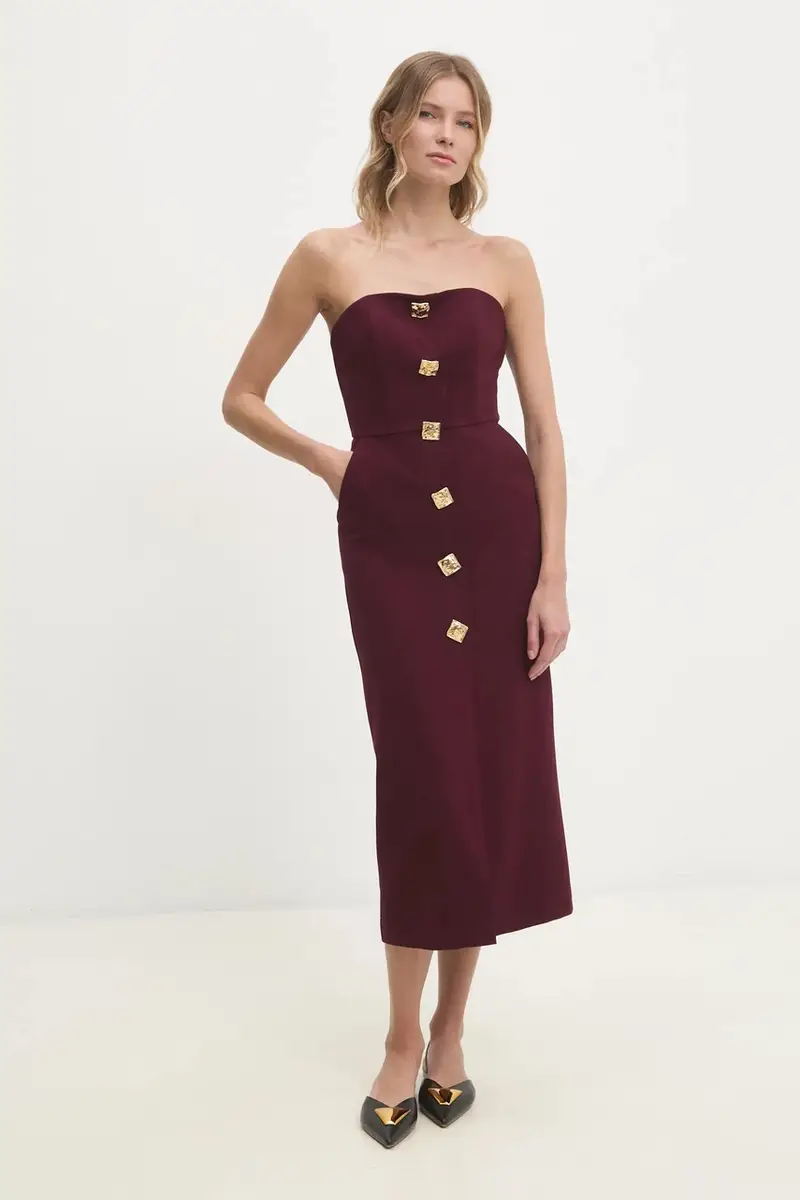 vestito colore granata miniatura 2