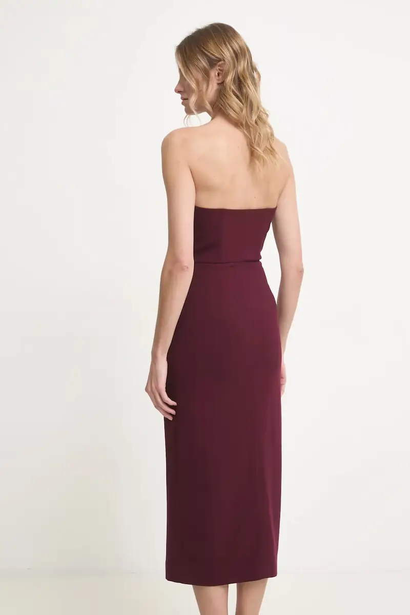 vestito colore granata miniatura 3