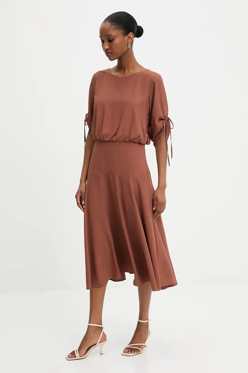 vestito colore marrone miniatura 2