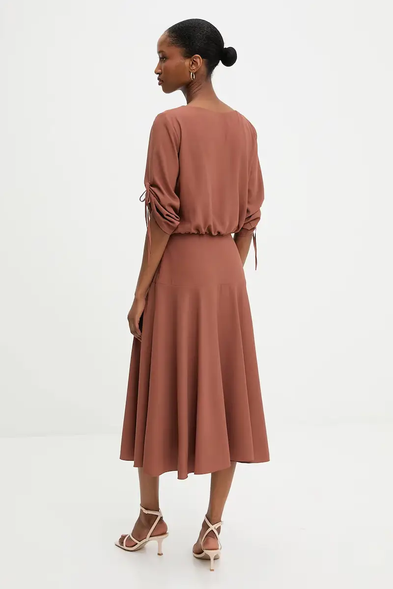 vestito colore marrone miniatura 3